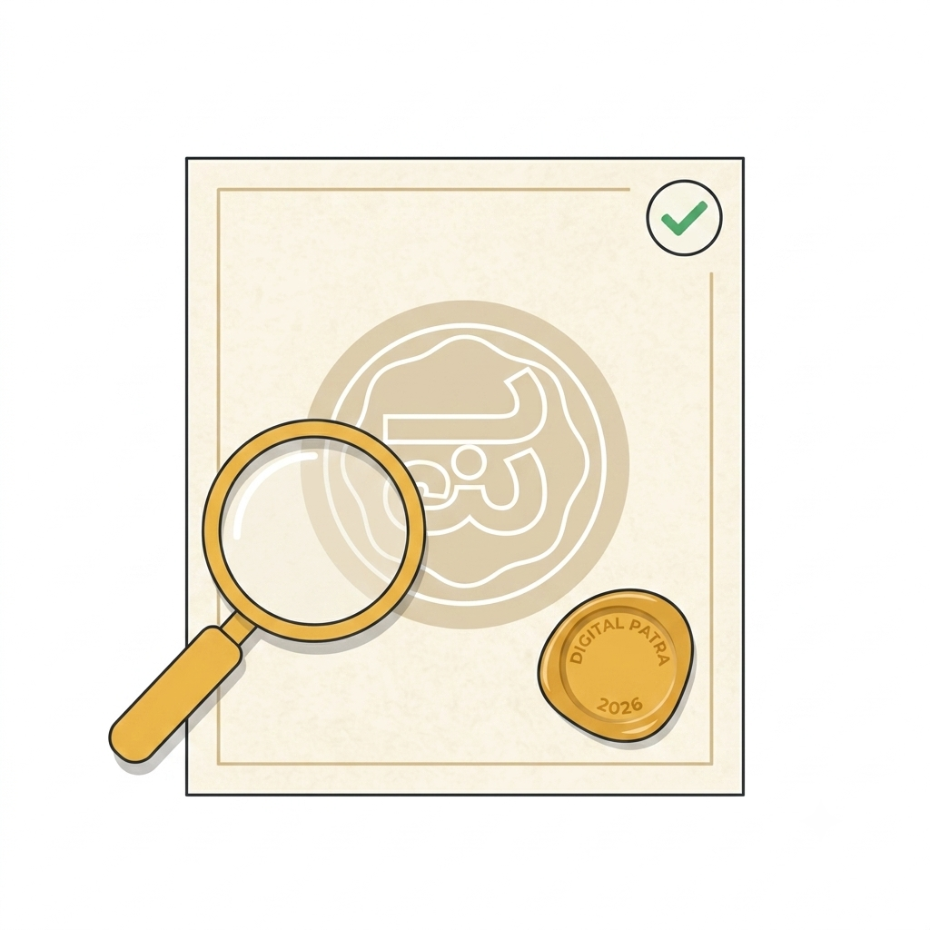 Verify your e-stamp certificate online